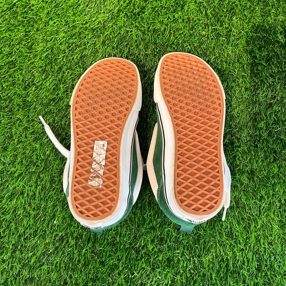 Mens Size 7 Vans Knu-Skool Green & White - Used Condition Excellent - Picture 11 of 15